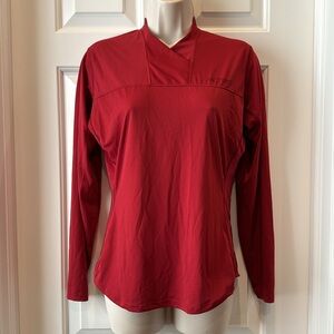 Arc'teryx women’s performance tech undershirt long sleeve size medium red